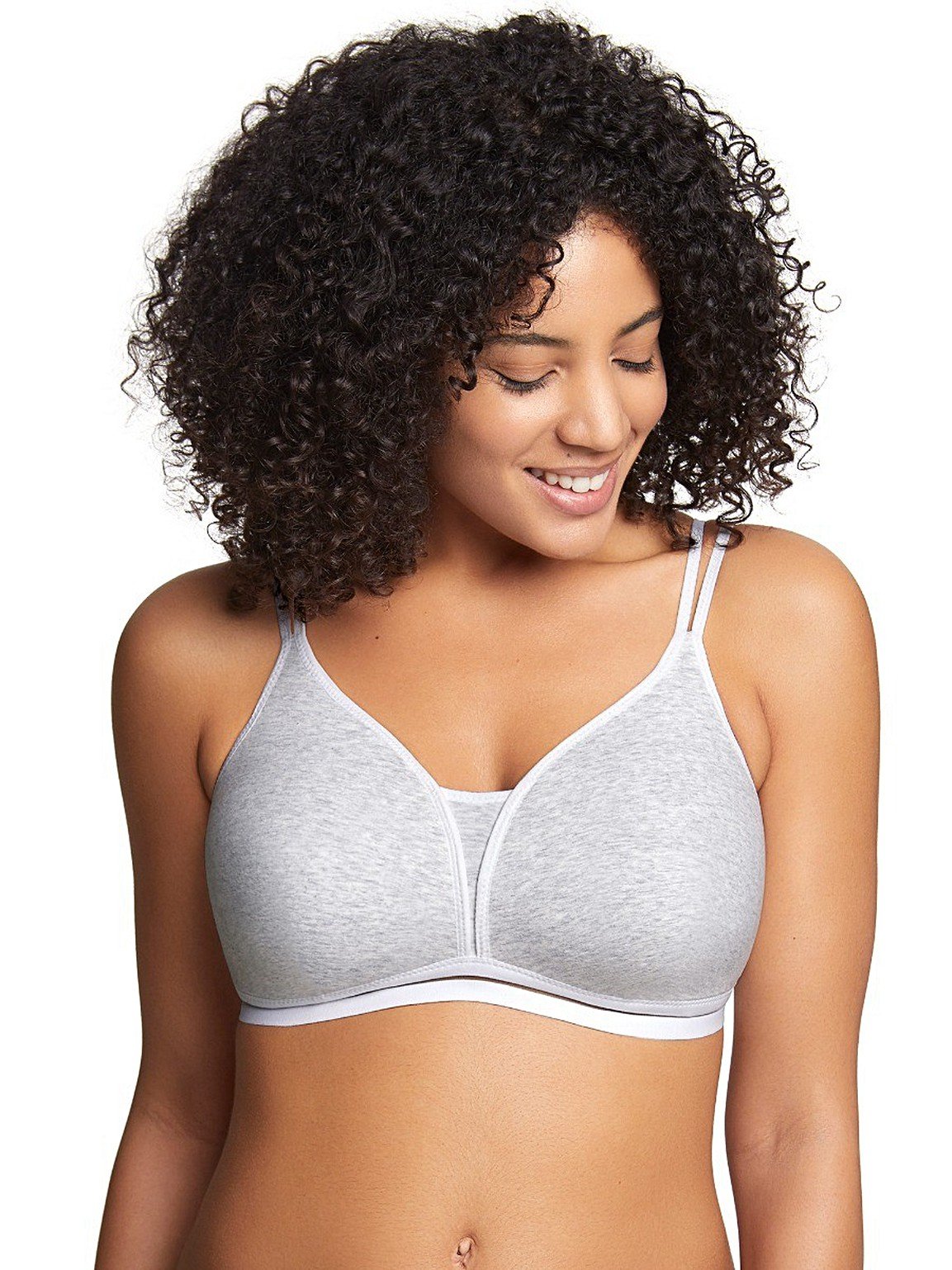 Posie – 2 pack t-shirt bra with optional racerback 8019-BLH/GRY