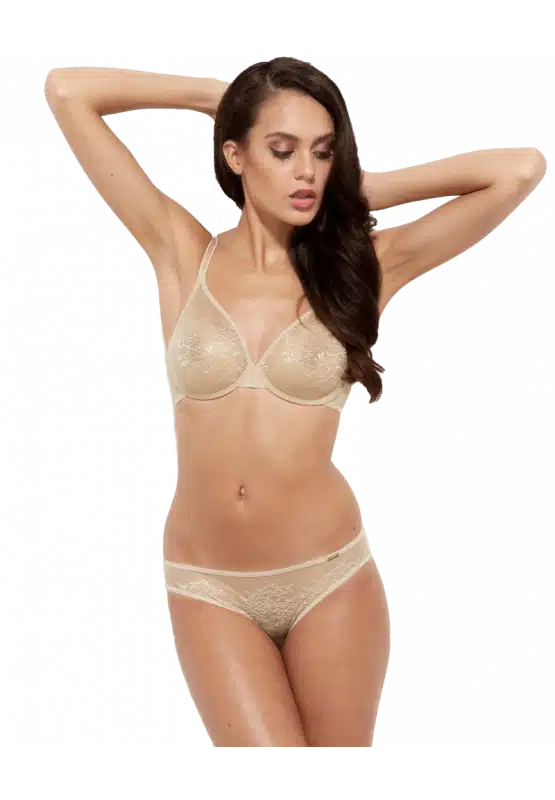 Gossard classic non padded bra with lace 13001 , Beige