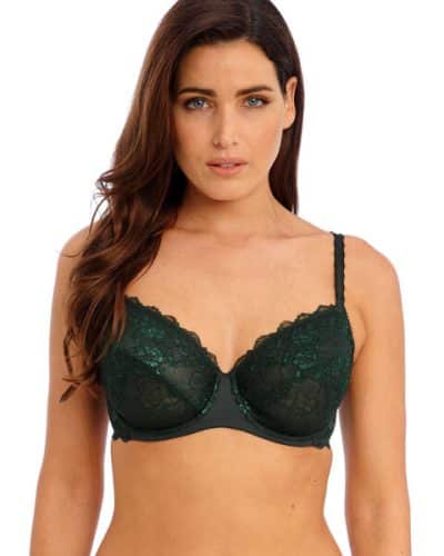 Lace Perfection Charcoal Classic Underwire Bra from Wacoal