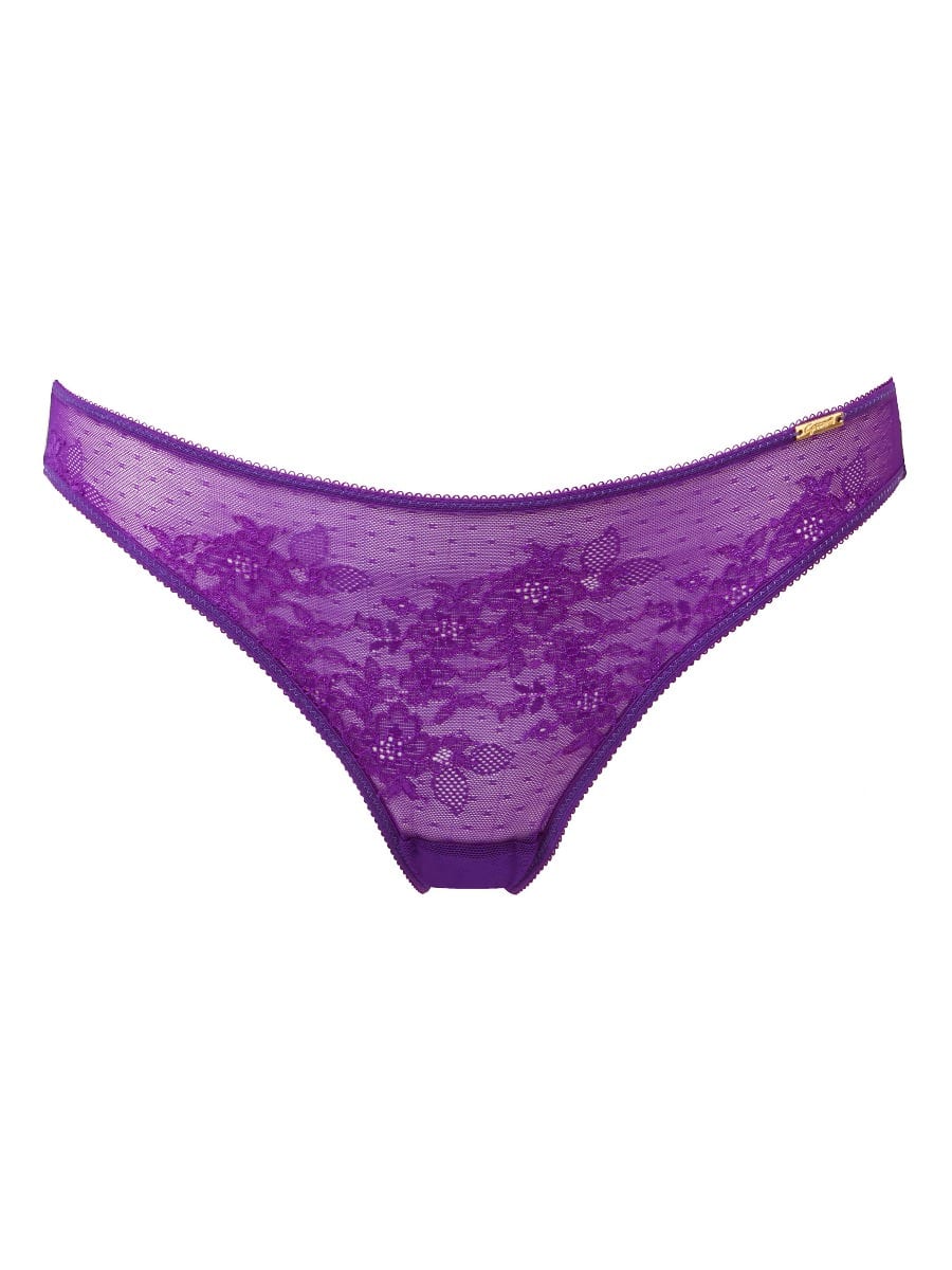 GOSSARD GLOSSIES LACE BRIEF ULTRA VIOLET 13003