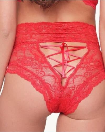daily high waist brief red red