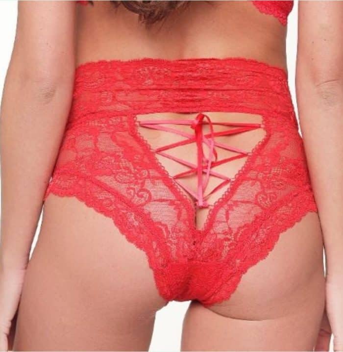 daily high waist brief red red