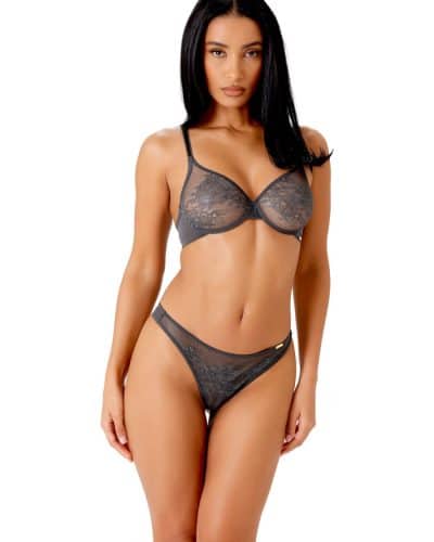 glossies lace sheer bra cha