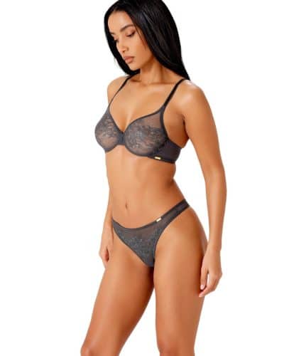 glossies lace sheer bra cha