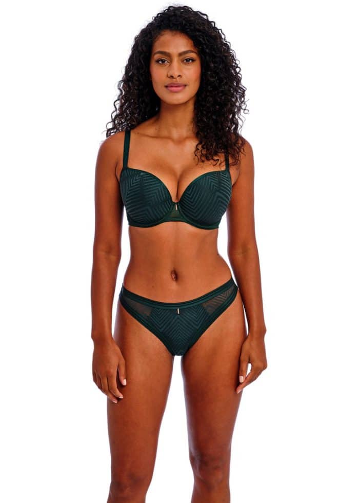 tailored thong deep emerald deep emerald