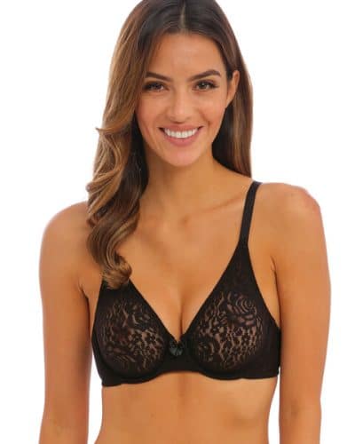 wacoal halo lace moulded underwire bra nude wa851205nue