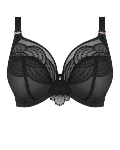 priya plunge bra black