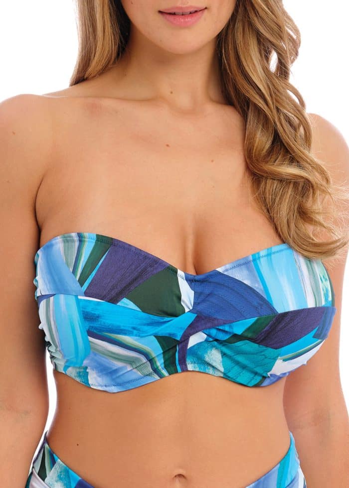 aguada beach bandeau bikini to