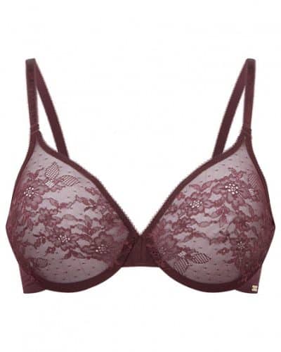 glossies lace sheer bra