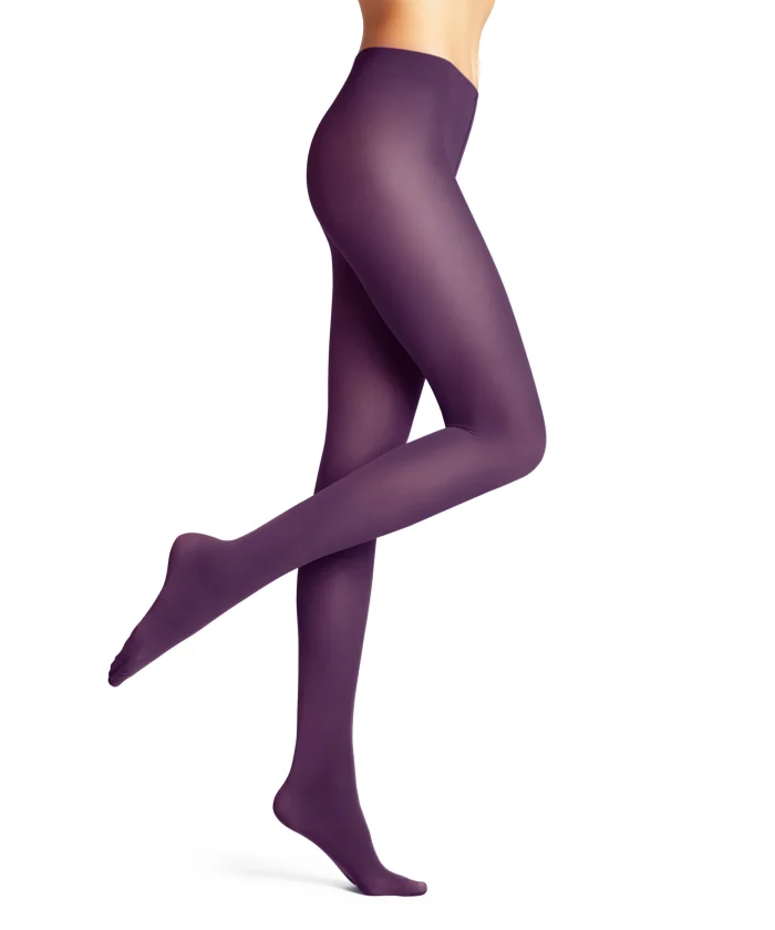 pure matt 50 den women tights plum