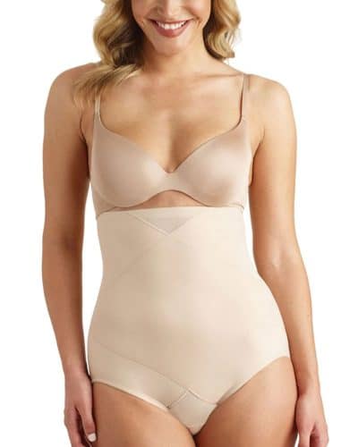 tummy tuck hi waist brief nude