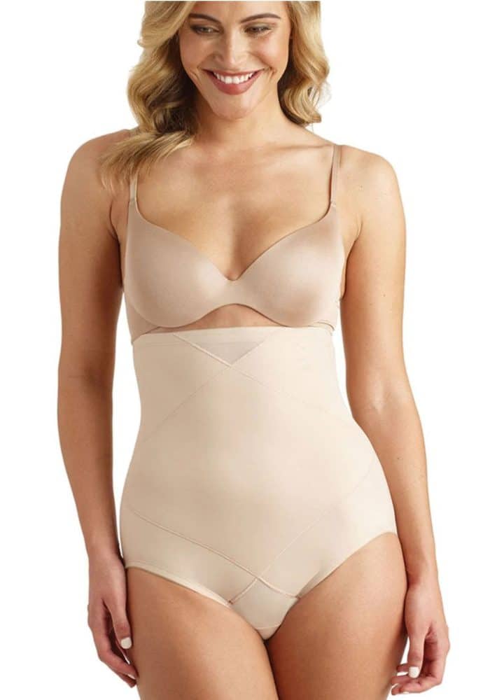 tummy tuck hi waist brief nude