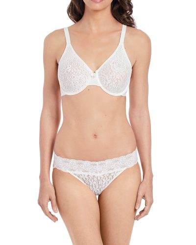 halo lace bra ivory