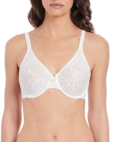 halo lace bra ivory