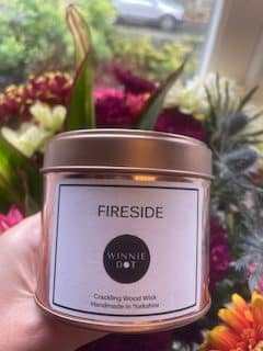 20cl rose tin fireside rose gold