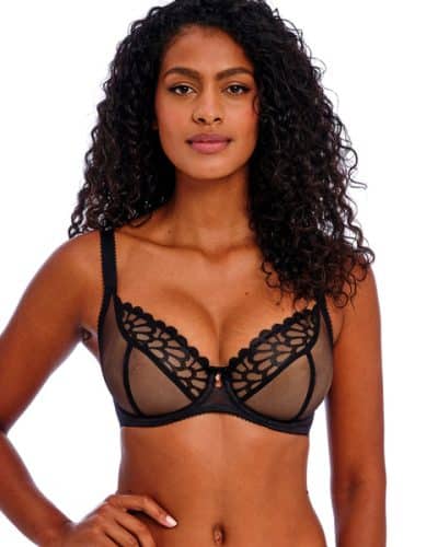 loveland uw plunge bra blk