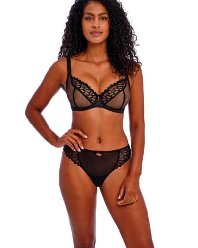 loveland uw plunge bra blk