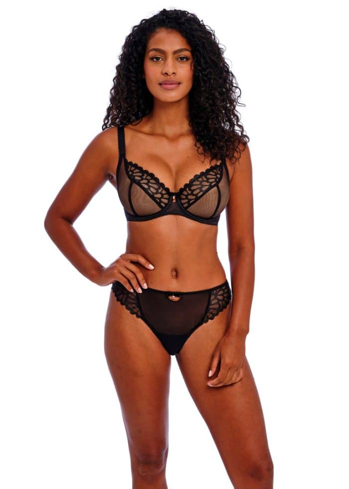 loveland uw plunge bra blk