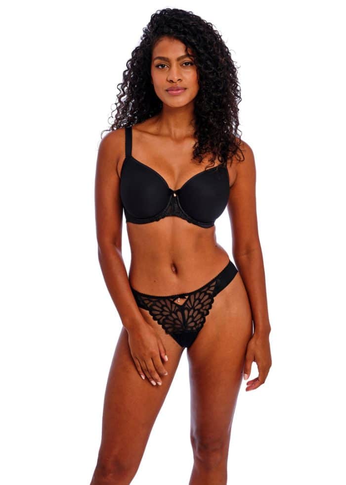 loveland uw plunge bra blk