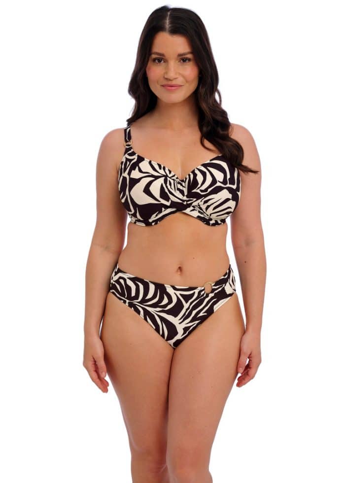 aruba nights mid rise bikini cream