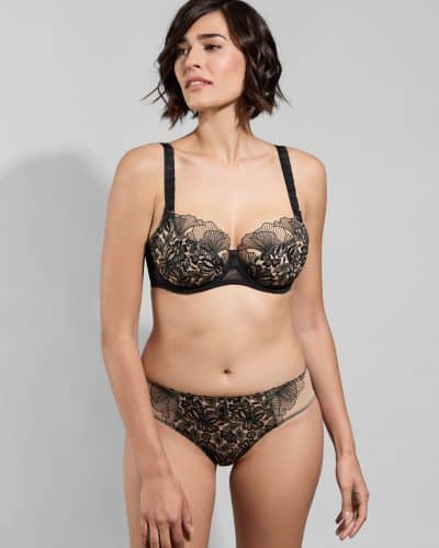 agathe balcony bra black